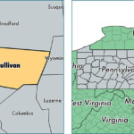 Sullivan County Pa Wall Map Premium Style By Marketmaps Mapsales Gambaran