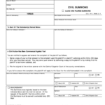 Summons Response Form Fill Online Printable Fillable Blank PdfFiller