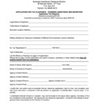 Tax Clearance Fill Out Sign Online DocHub