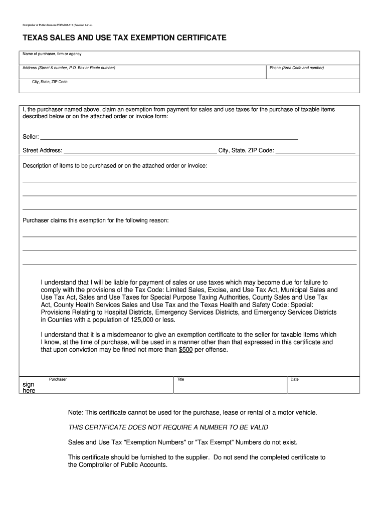 Tax Exempt Form 2020 Fill Online Printable Fillable Blank PdfFiller