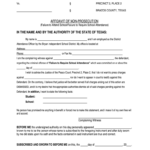 Texas Non Prosecution Form Fill Out Sign Online DocHub