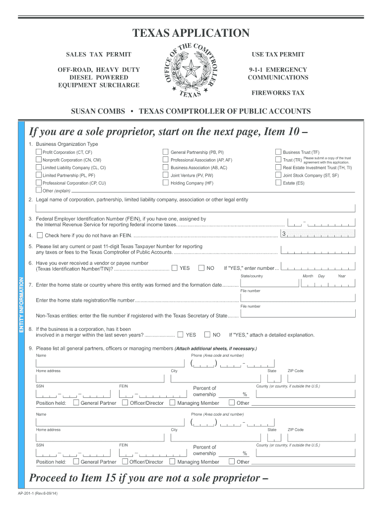 Texas Tax Id Number Fill Out Sign Online DocHub