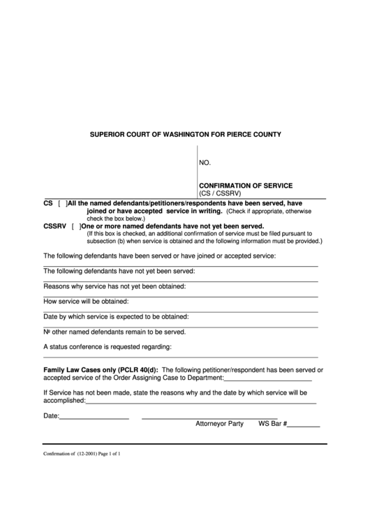 Top 8 Pierce County Wa Court Forms And Templates Free To Download In 