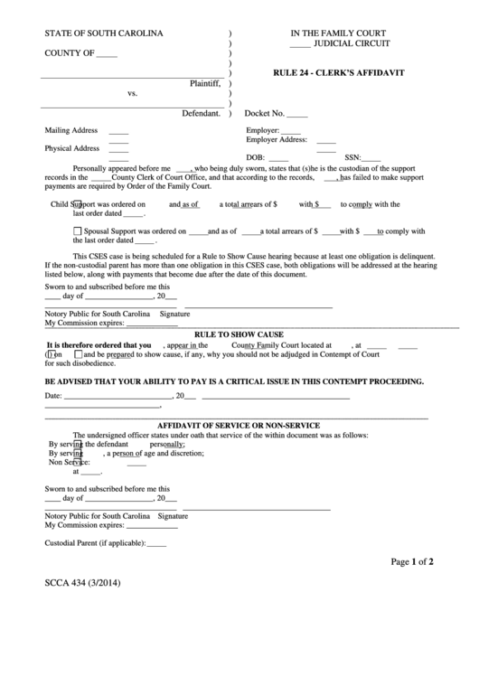 Top 88 Sc Family Court Forms And Templates Free To Download In PDF Format