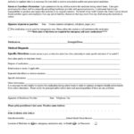 Union County Public Schools Medication Consent Form 2022 Printable