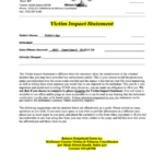 Victim Impact Statement Mchenry County State S Attorney Printable Pdf