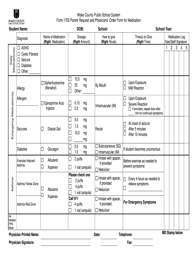 Wake County 1702 Form Fill Online Printable Fillable Blank PdfFiller