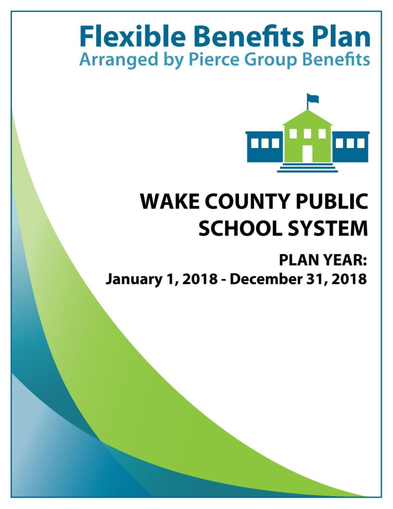 Wake County Public School System 2017 Booklet 2018 Plan Year 8 17 18 