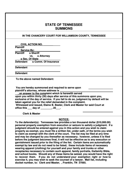 Williamson County Court Forms CountyForms